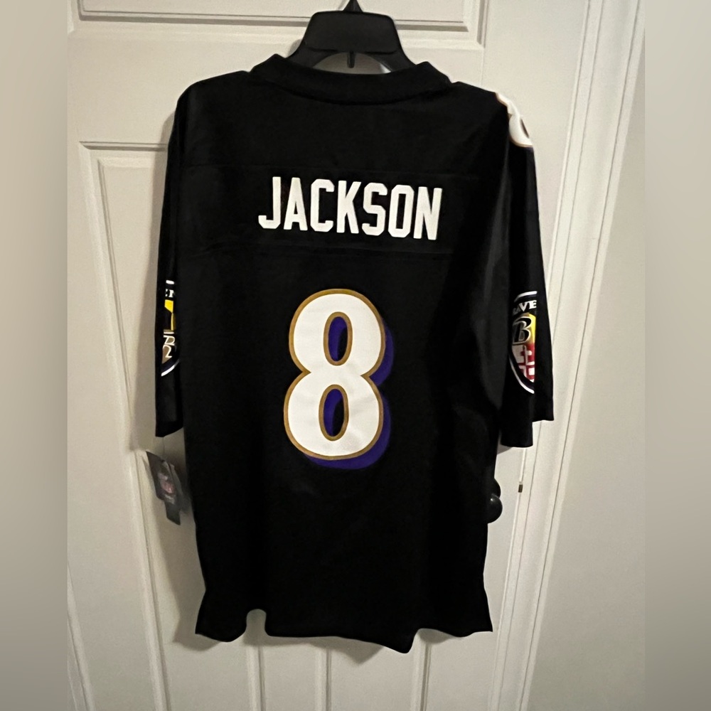 Official Lamar Jackson NFL jersey Pro line.